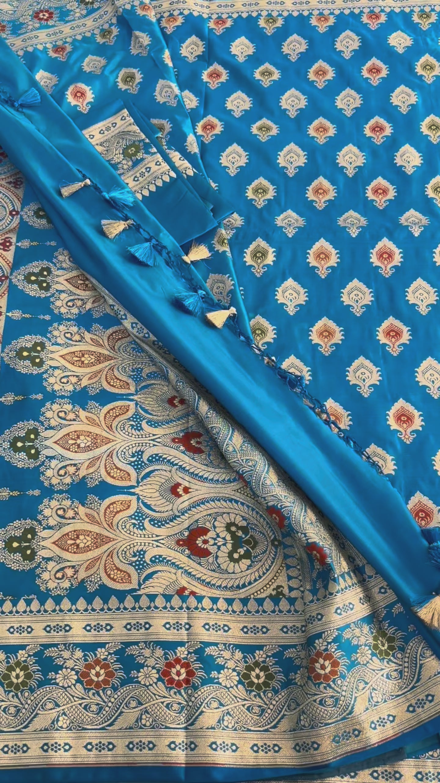 Meenakari Banarasi Silk Saree