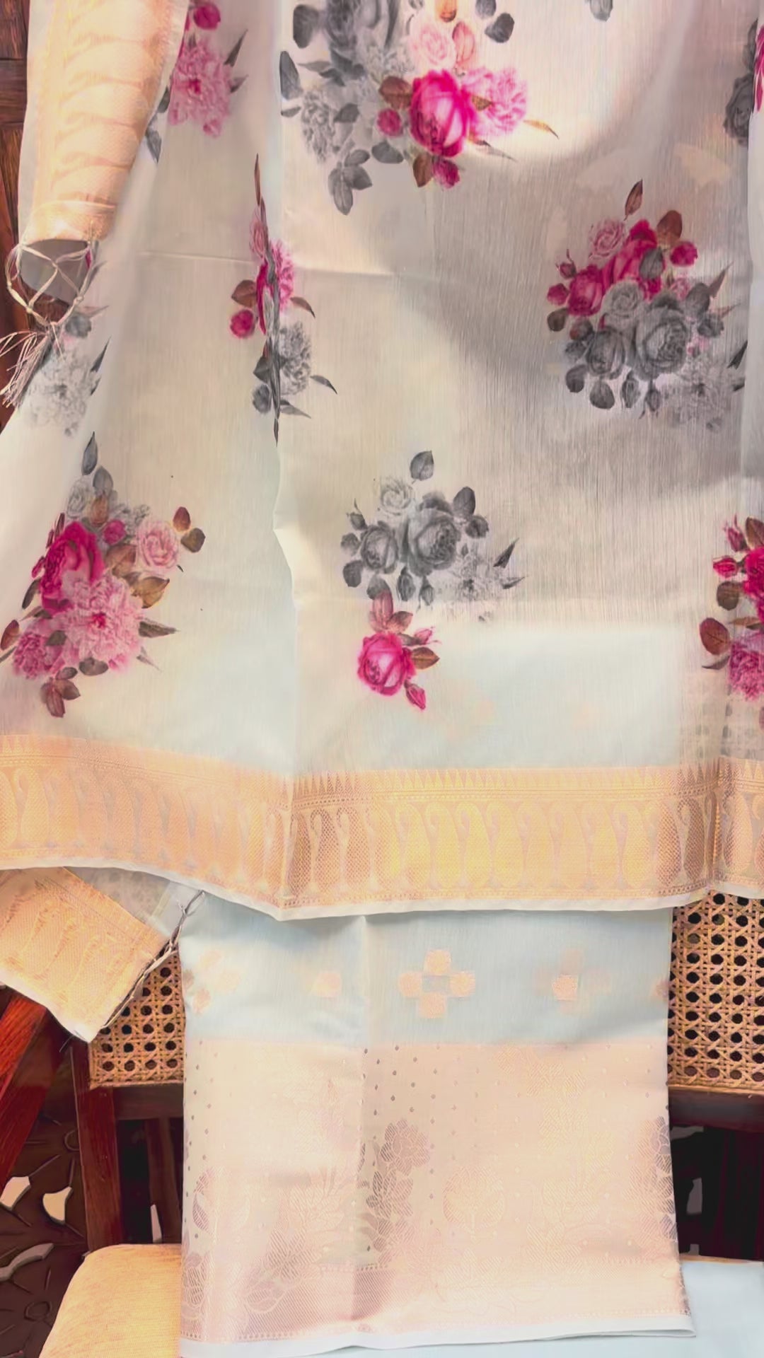 Chanderi Cotton Suit