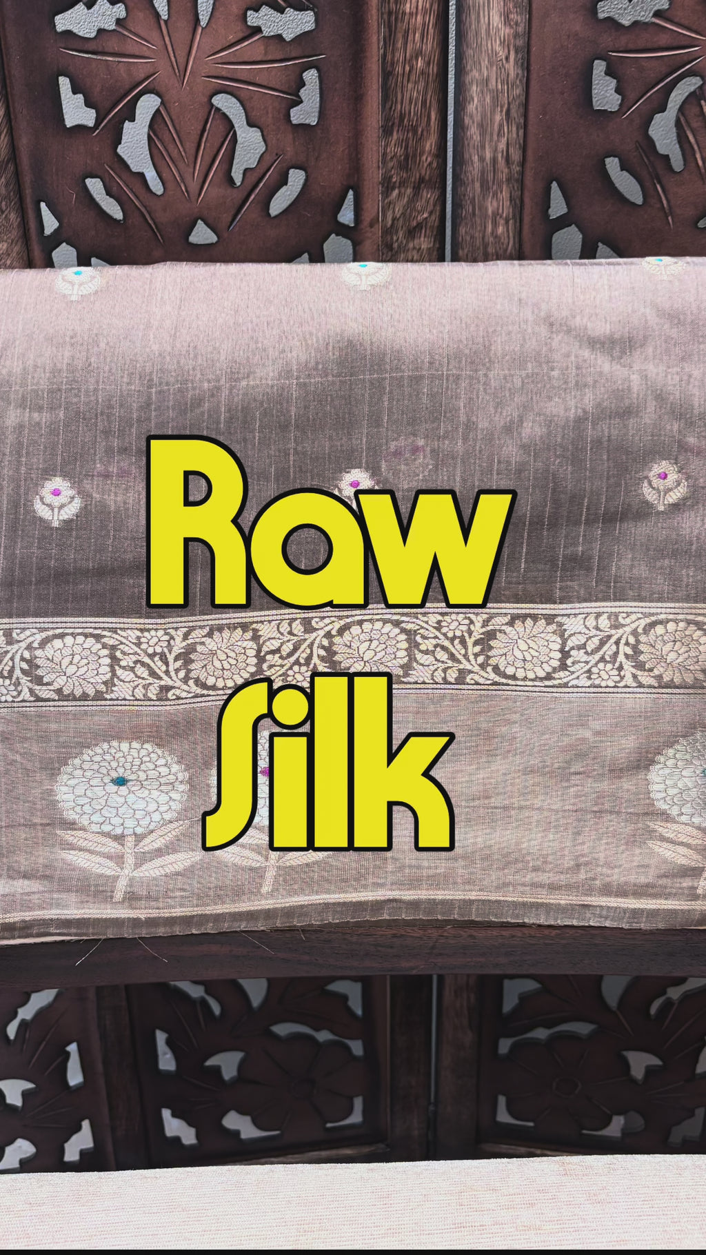 Pure Raw Silk Saree