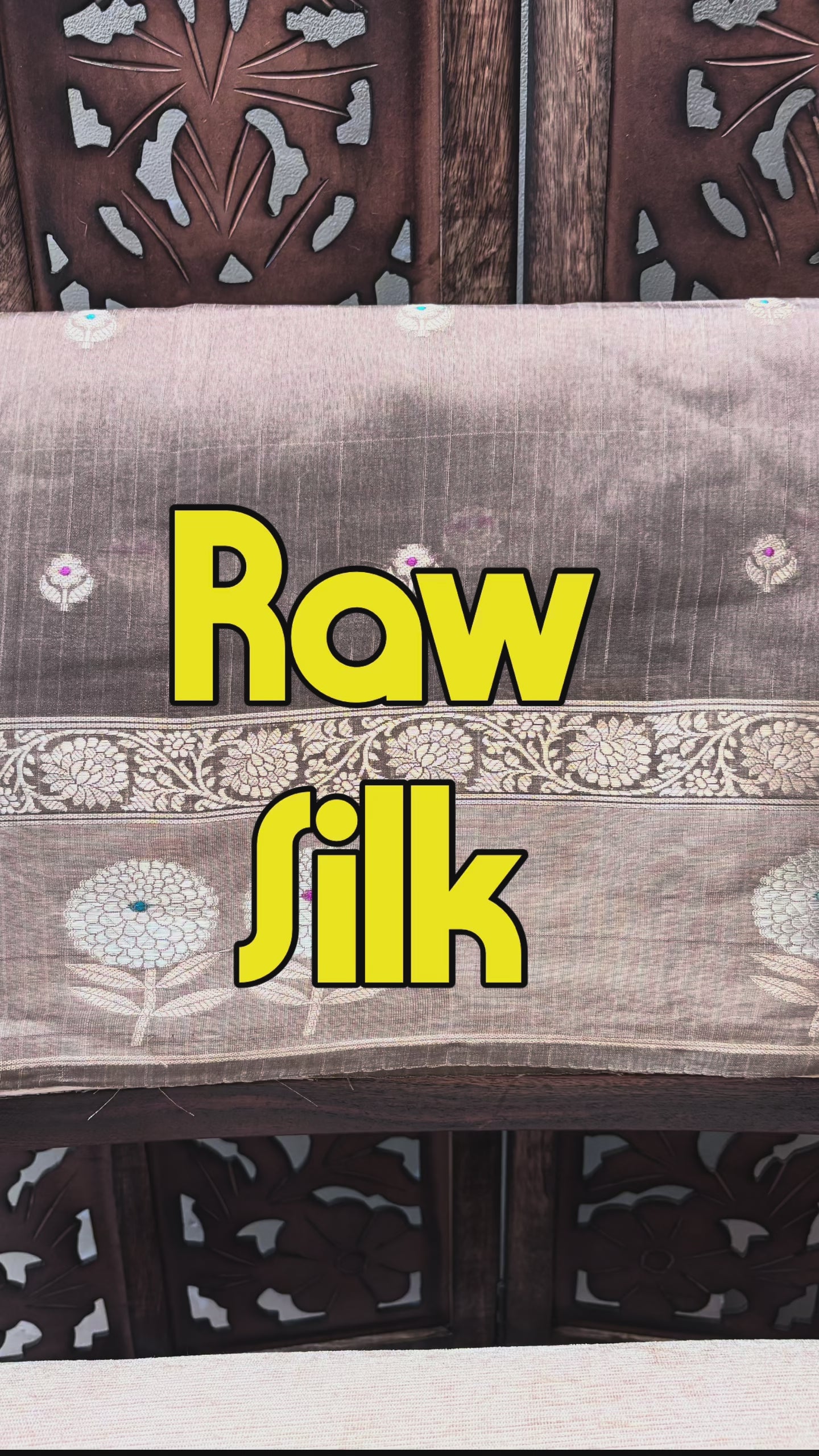 Pure Raw Silk Saree