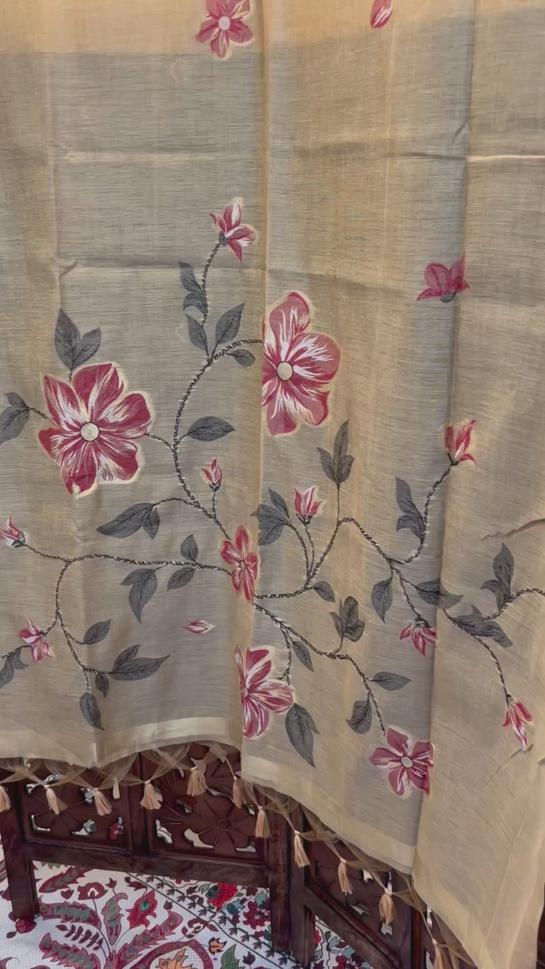 Chanderi Jamdani Silk
